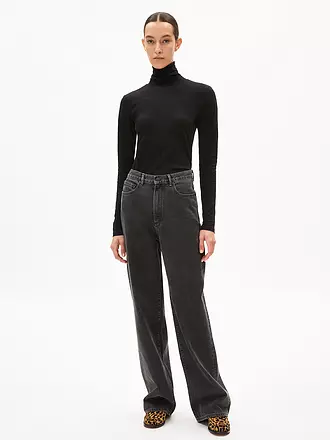 ARMEDANGELS | Maglia a collo alto GRAZILIAA | schwarz